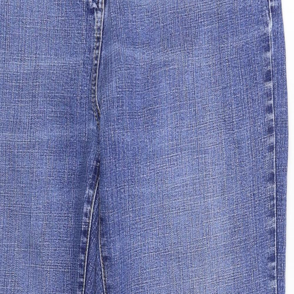BHS Womens Blue  Denim Straight Jeans Size 14 L28 in