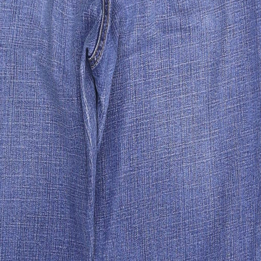 BHS Womens Blue  Denim Straight Jeans Size 14 L28 in