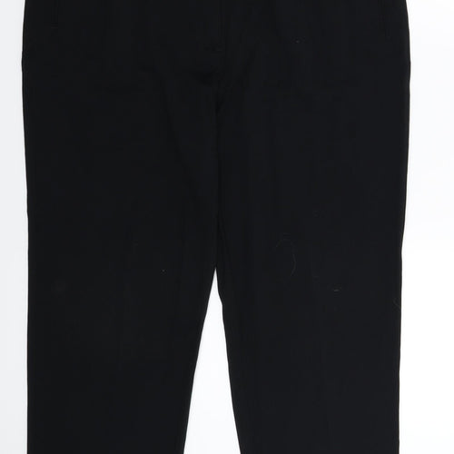 Marks and Spencer Womens Black   Trousers  Size 10 L28 in