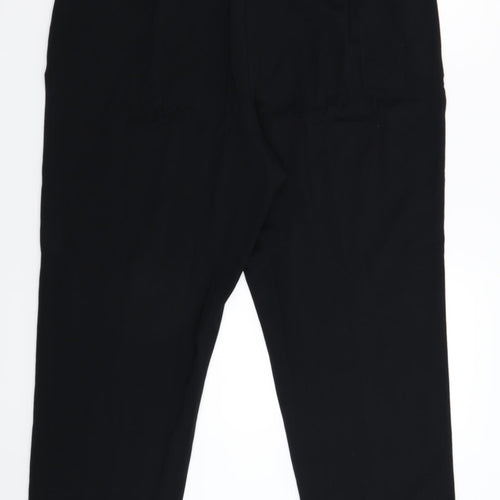 Marks and Spencer Womens Black   Trousers  Size 10 L28 in