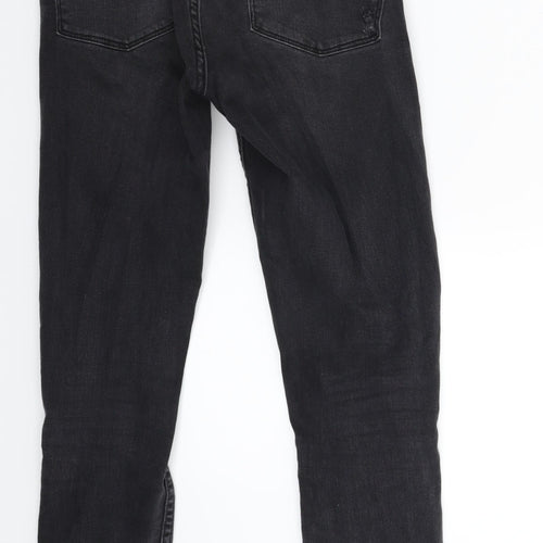 Denim Co Womens Black  Denim Jegging Jeans Size 8 L27 in