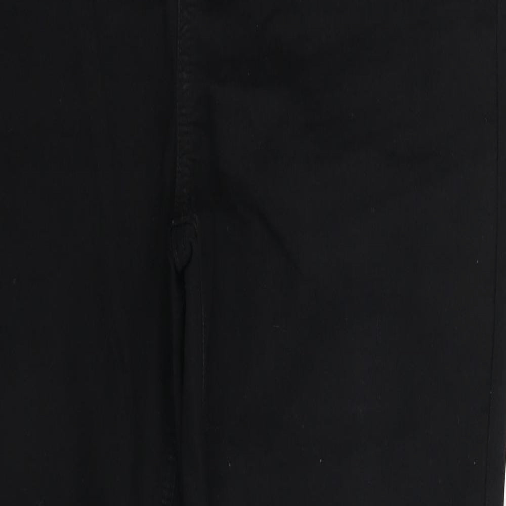 George Womens Black  Denim Bootcut Jeans Size 16 L29 in