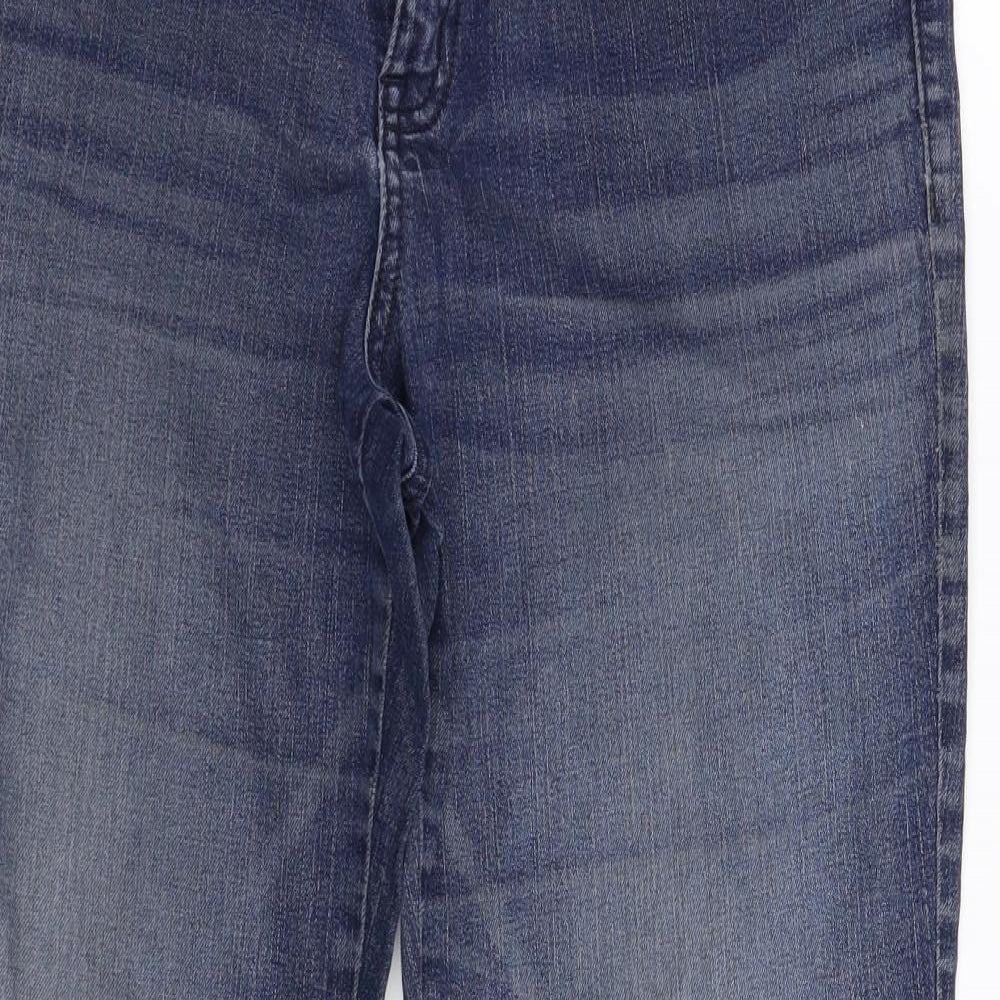 Marks and Spencer Womens Blue  Denim Bootcut Jeans Size 12 L29 in
