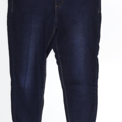 Dorothy Perkins Womens Blue  Denim Jegging Jeans Size 8 L25 in