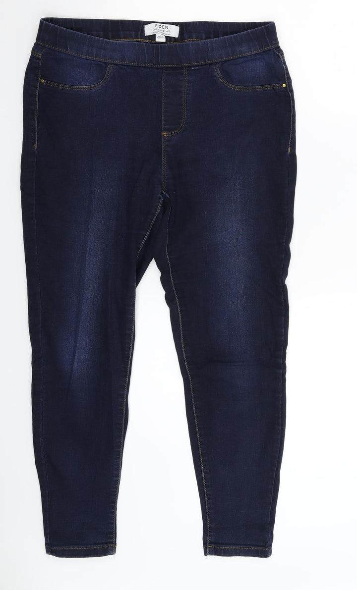 Dorothy Perkins Womens Blue Denim Jegging Jeans Size 8 L25 in