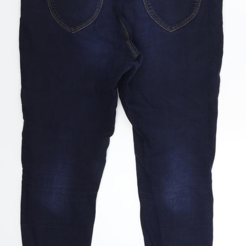 Dorothy Perkins Womens Blue  Denim Jegging Jeans Size 8 L25 in
