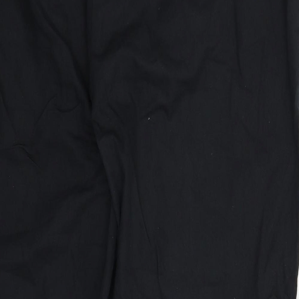 Marks and Spencer Womens Black   Cropped Trousers Size 20 L24 in
