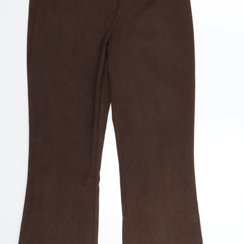 AMARANTO Womens Grey   Trousers  Size 12 L32 in