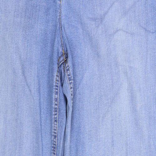 bonprix Womens Blue  Denim Straight Jeans Size 16 L30 in