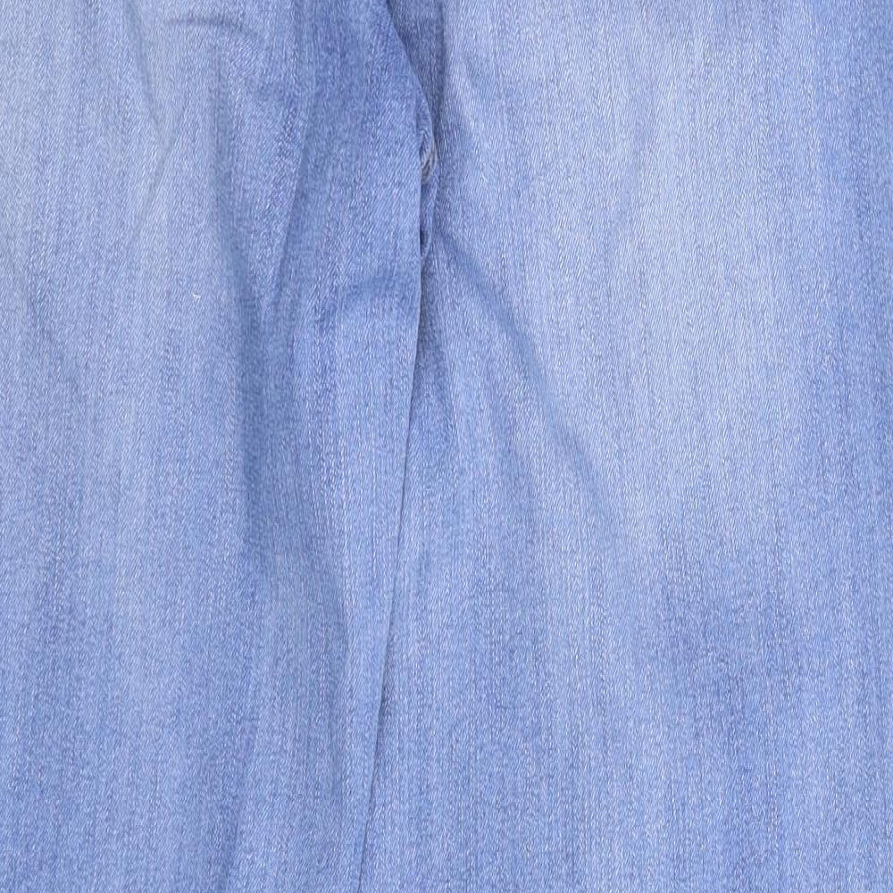 bonprix Womens Blue  Denim Straight Jeans Size 16 L30 in