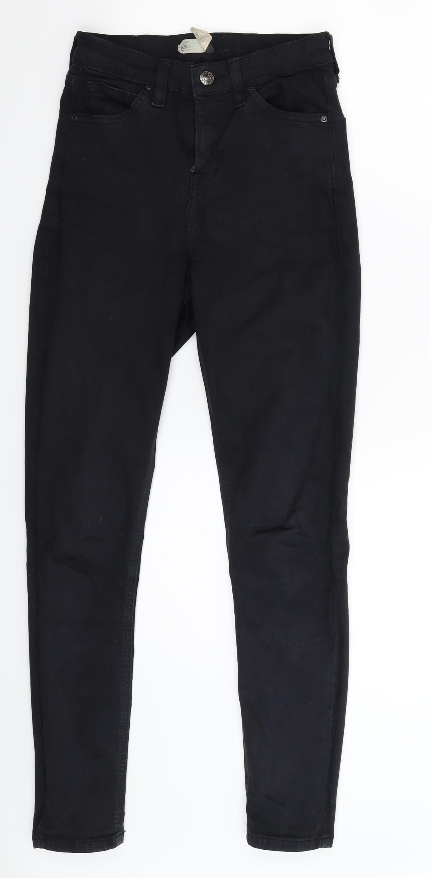 Topshop Womens Black  Denim Jegging Jeans Size 26 in L27 in