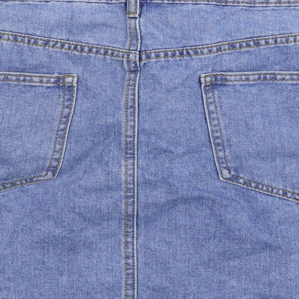 Denim Co Womens Blue  Denim A-Line Skirt Size 18