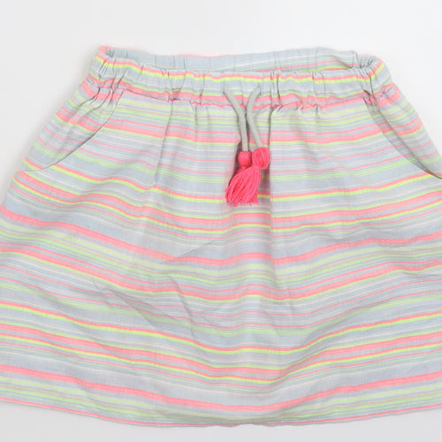 Nutmeg Girls Multicoloured Striped  A-Line Skirt Size 9-10 Years