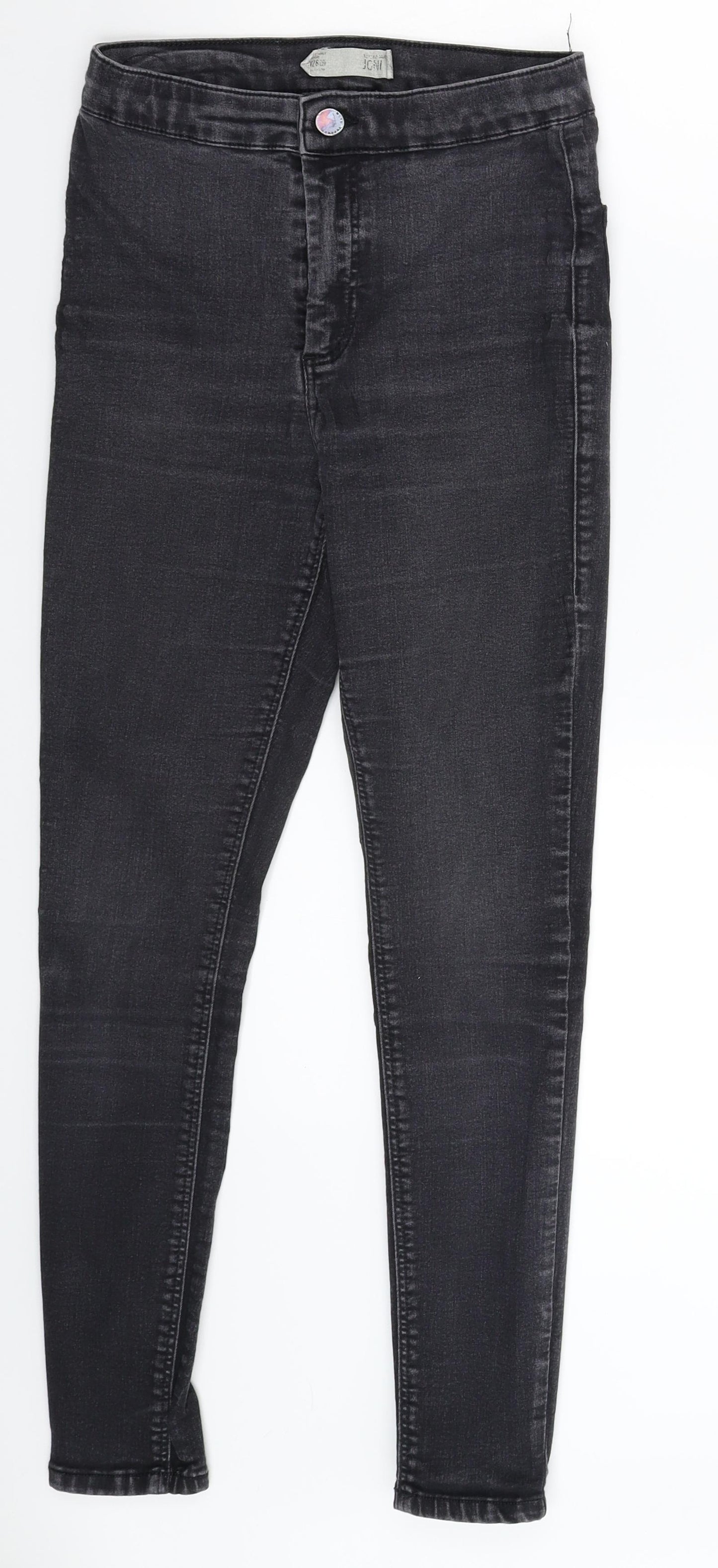 Topshop Womens Black  Denim Jegging Jeans Size 28 in L26 in