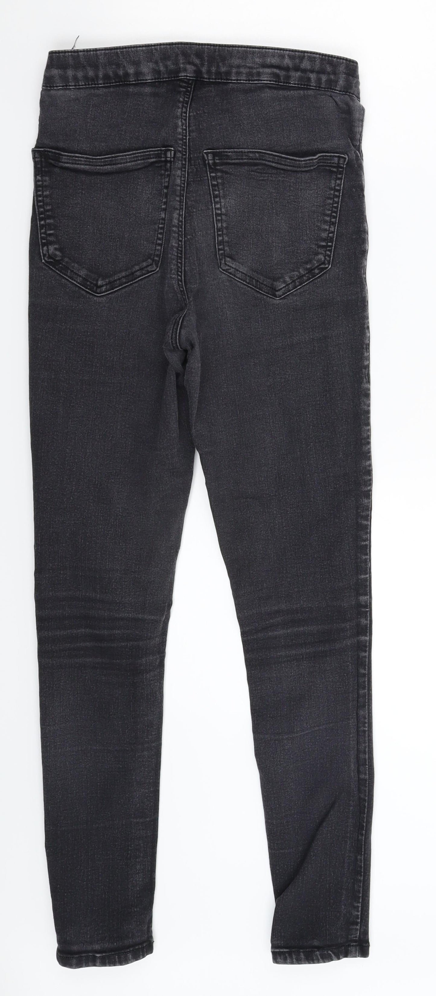 Topshop Womens Black  Denim Jegging Jeans Size 28 in L26 in