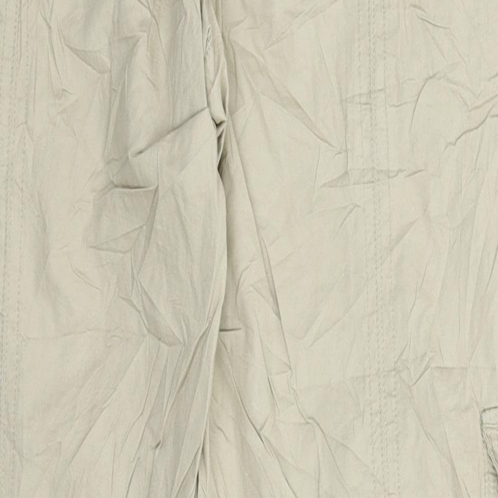 Lisa Tossa Womens Beige   Cargo Trousers Size 30 in L28 in