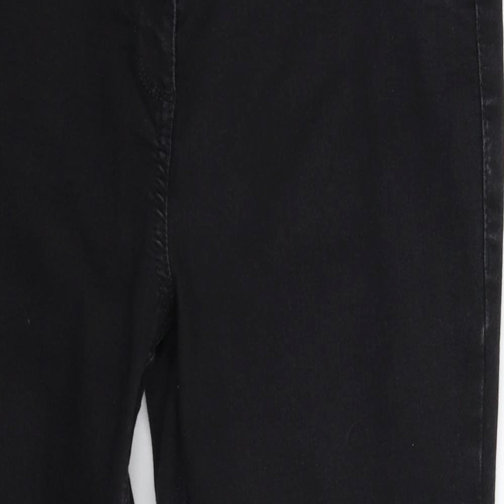 George Womens Black  Denim Cropped Jeans Size 16 L23 in