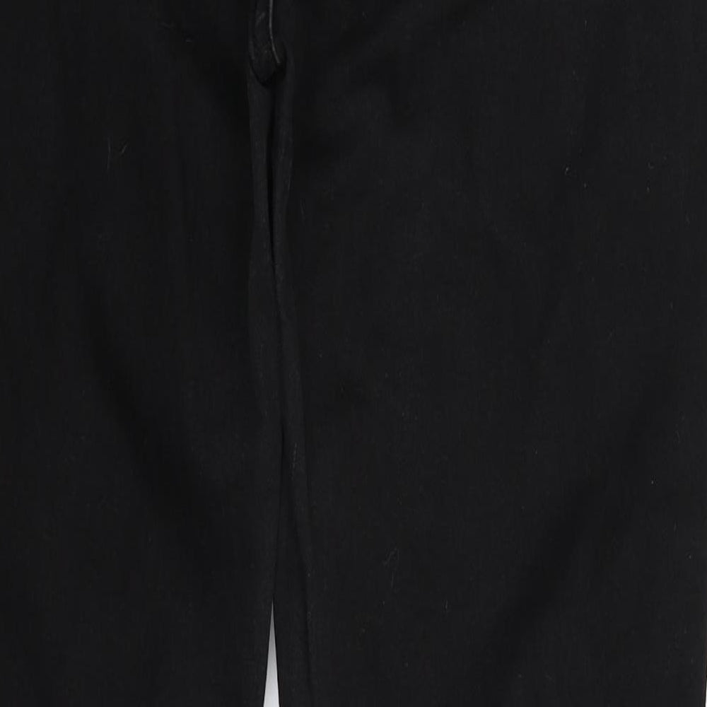 Red Herring Womens Black  Denim Bootcut Jeans Size 14 L29 in