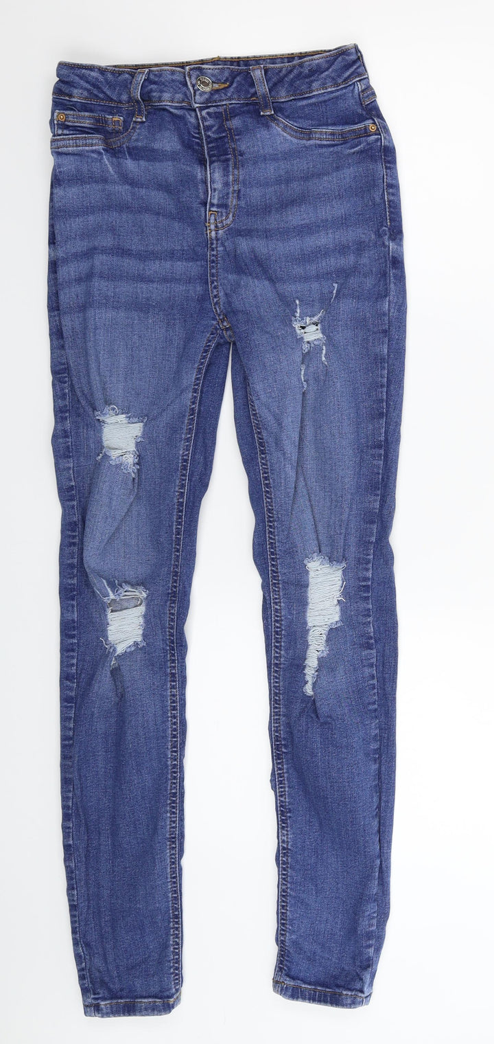 Denim Co Womens Blue Denim Skinny Jeans Size 10 L27 in