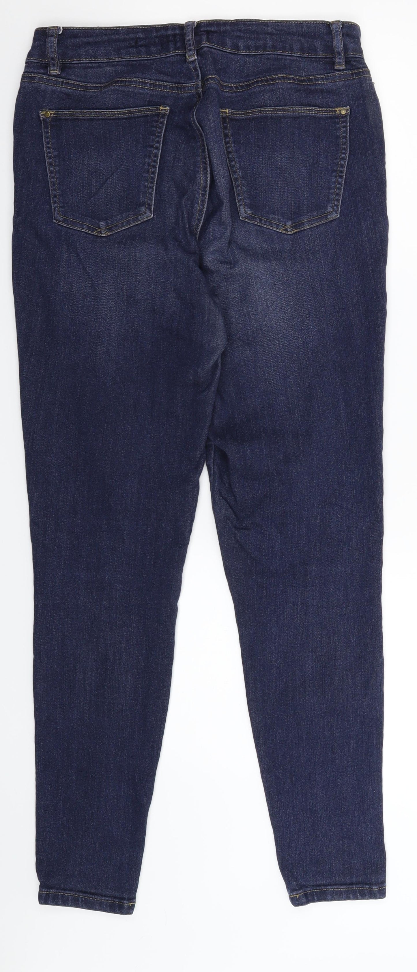 TU Womens Blue  Denim Jegging Jeans Size 10 L29 in