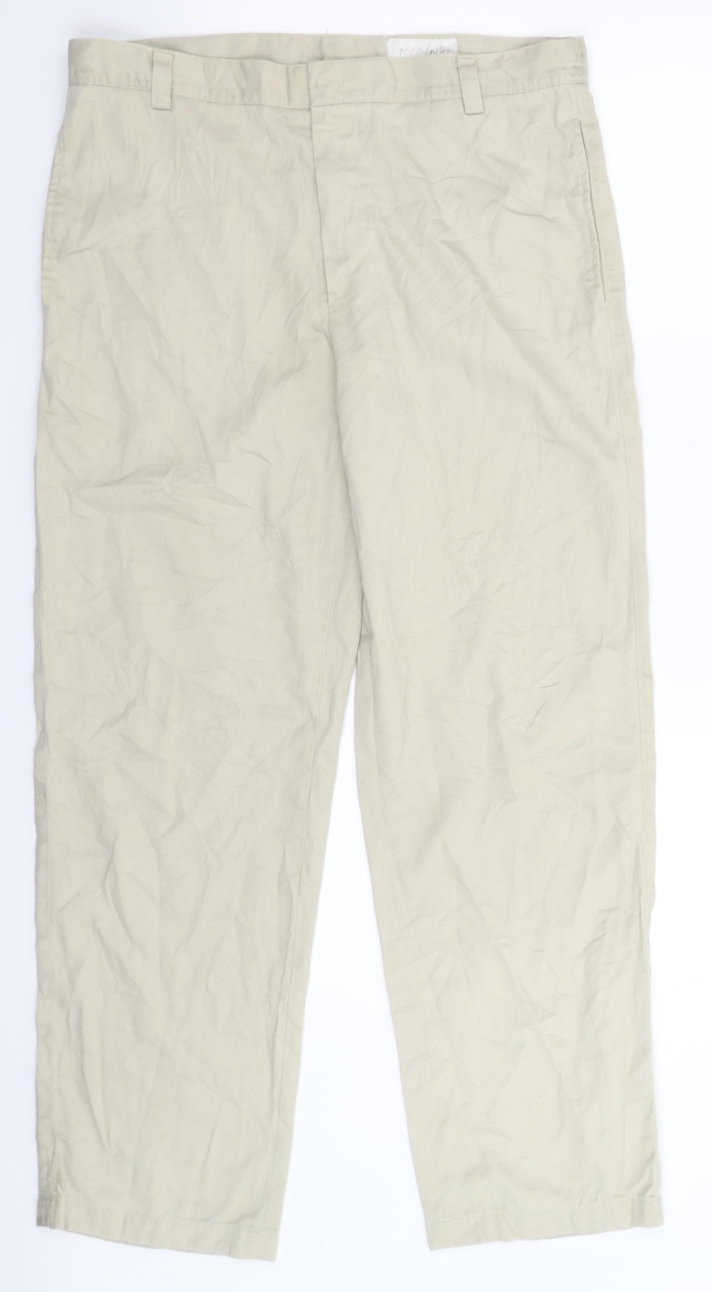 Preworn Womens Beige   Trousers  Size 32 in L29 in