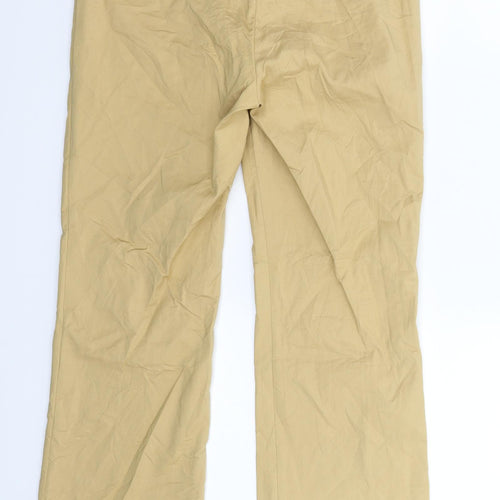 Stockholm Womens Beige   Chino Trousers Size 28 in L25 in