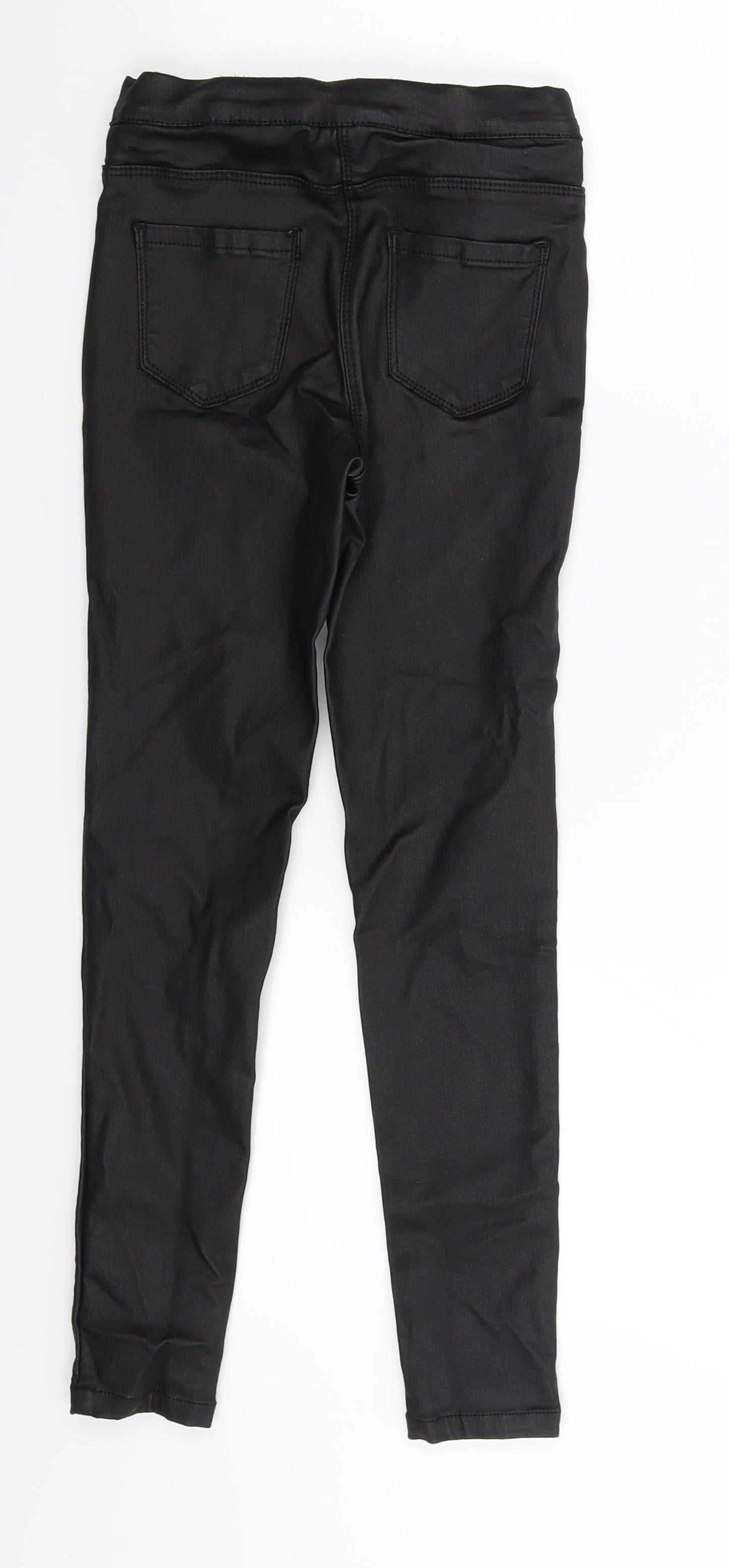NEXT Girls Black   Jegging Trousers Size 9 Years