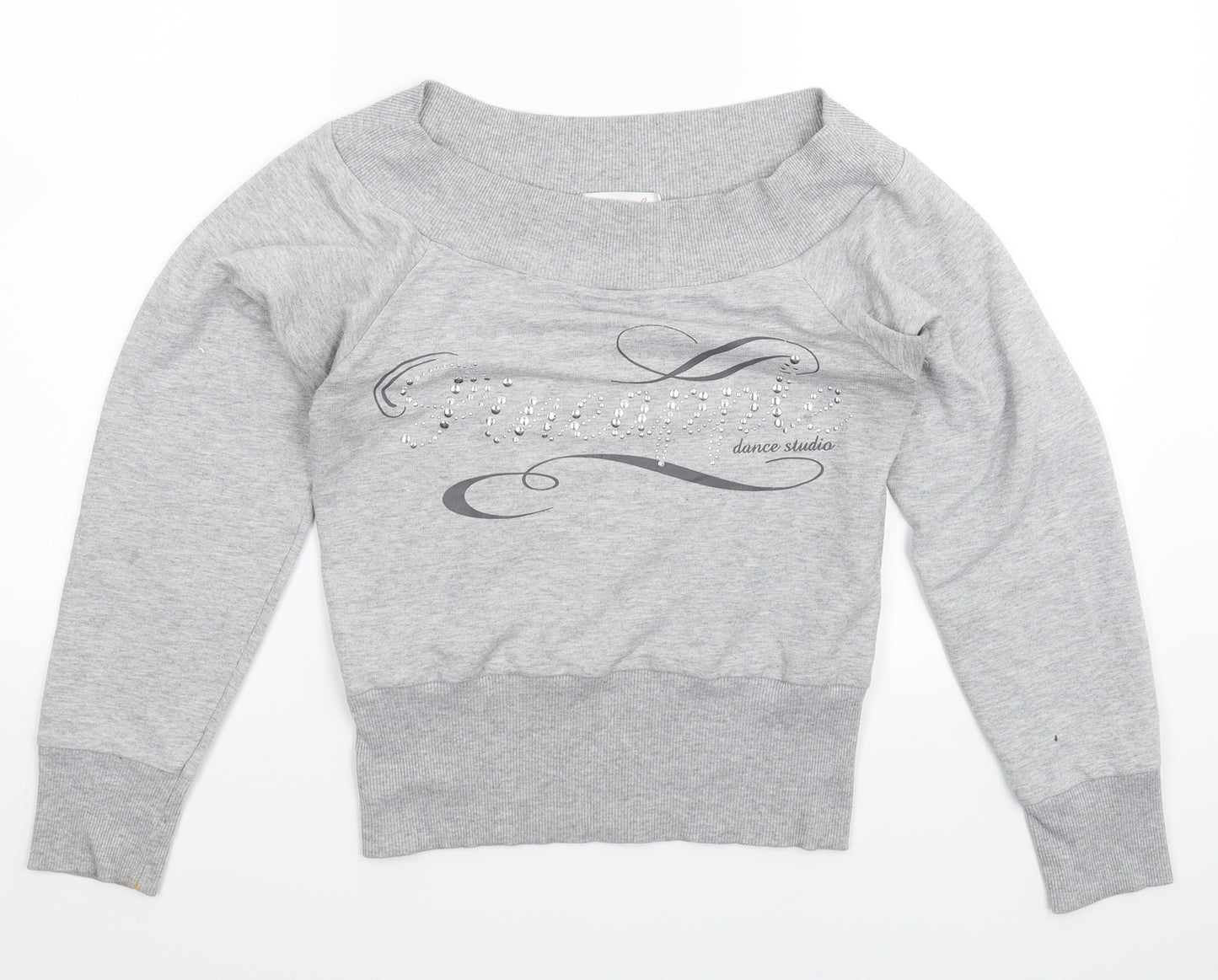 Pineapple Womens Grey   Pullover Sweatshirt Size 8