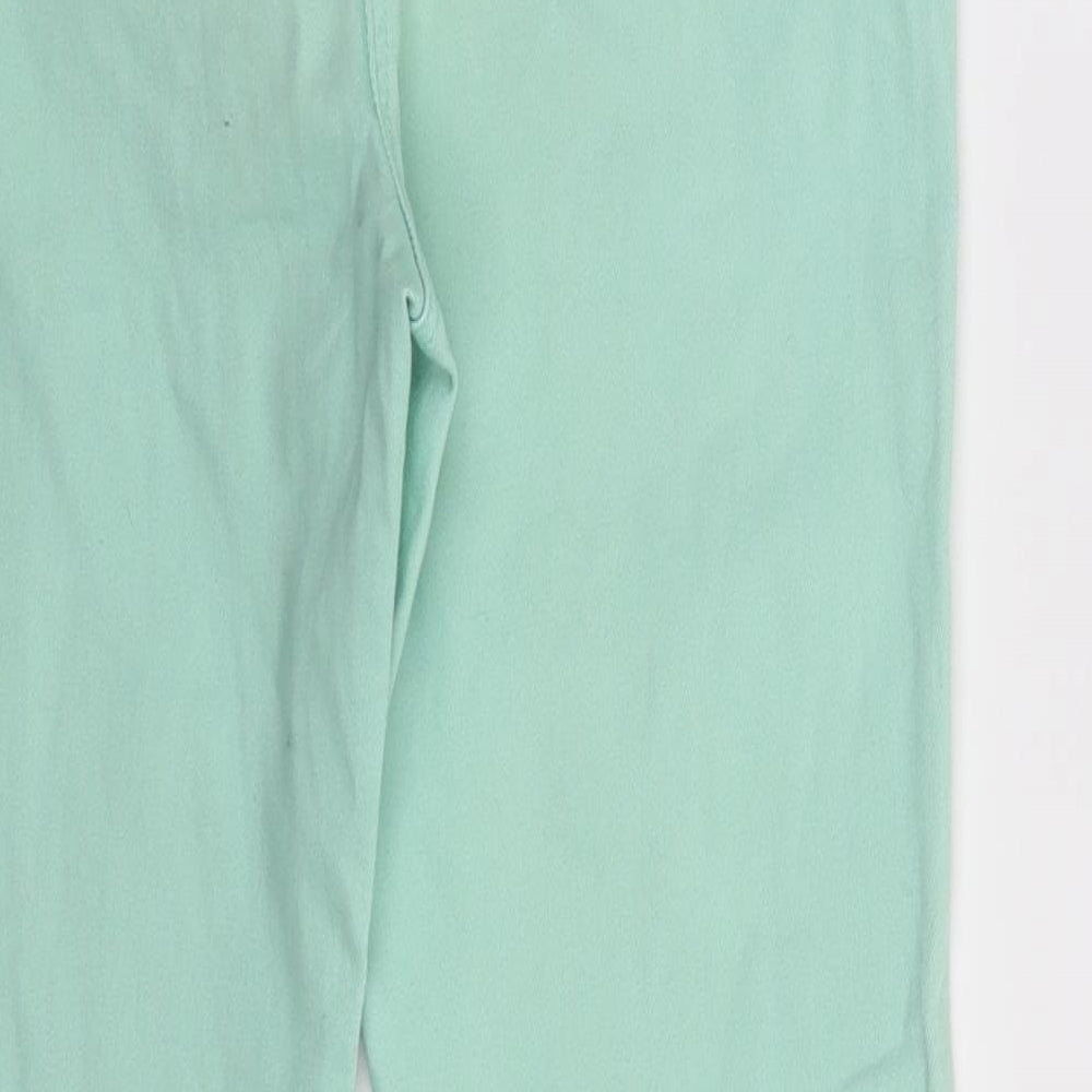 Country Casuals Womens Green  Denim Skinny Jeans Size 10 L29 in