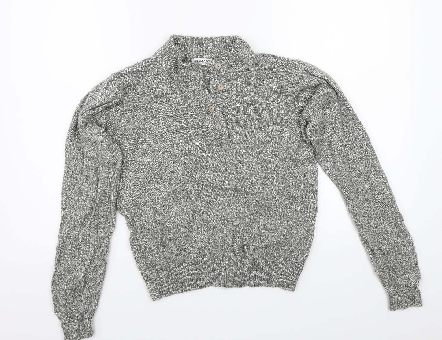 Damart Womens Grey   Pullover Jumper Size 14