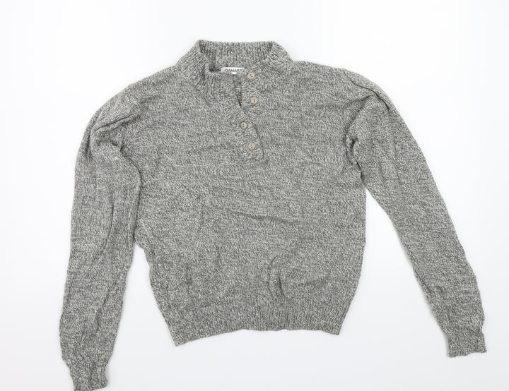 Damart Womens Grey Pullover Jumper Size 14