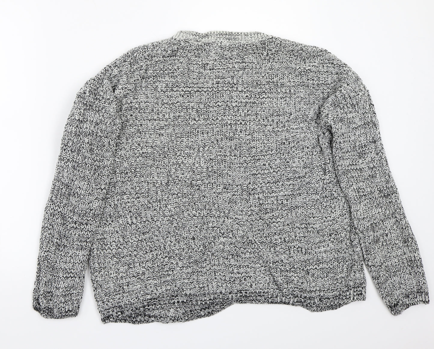 Peacocks Womens Grey   Pullover Jumper Size M