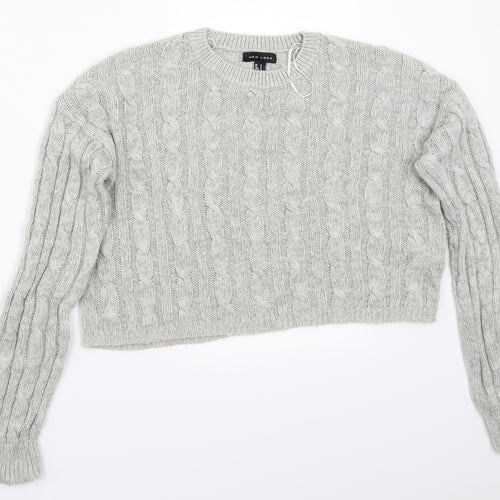 Newlook Womens Grey   Pullover Jumper Size S