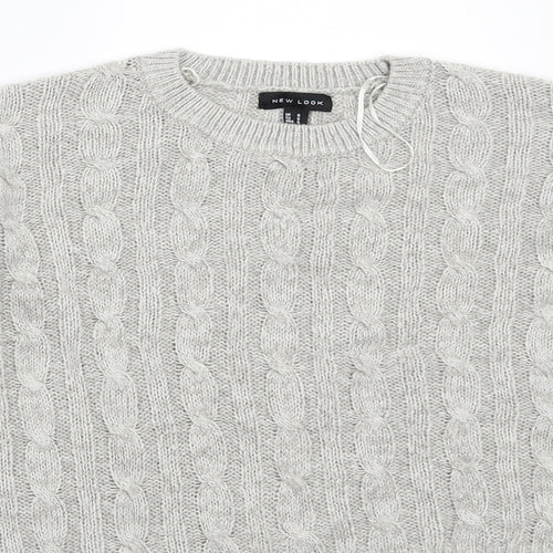 Newlook Womens Grey   Pullover Jumper Size S