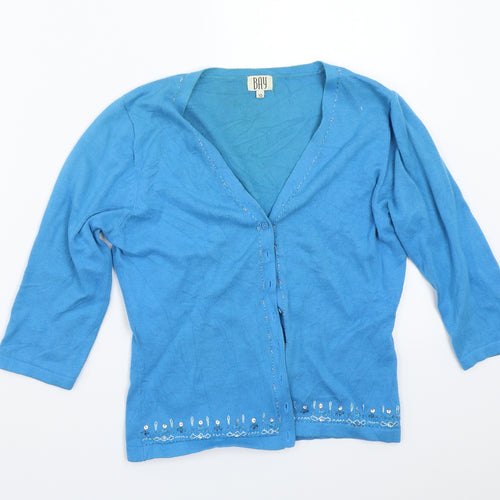 Bay Womens Blue   Pullover Jumper Size 10