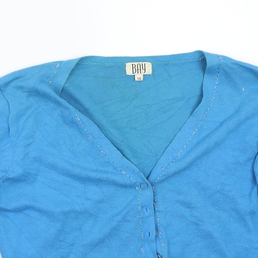 Bay Womens Blue   Pullover Jumper Size 10
