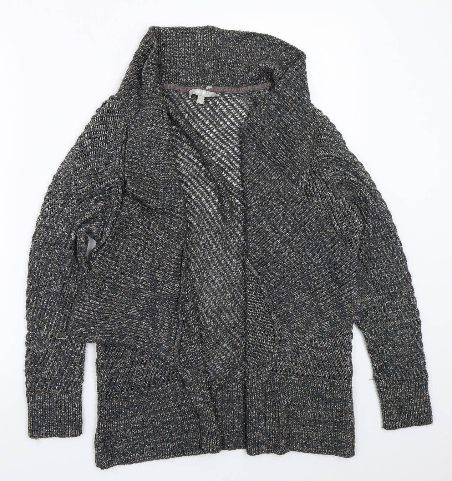 Per Una Womens Grey   Cardigan Jumper Size 16