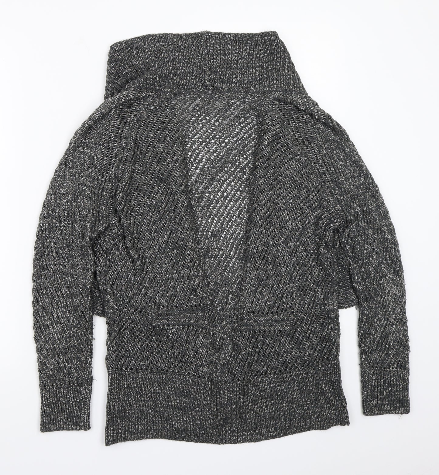 Per Una Womens Grey   Cardigan Jumper Size 16