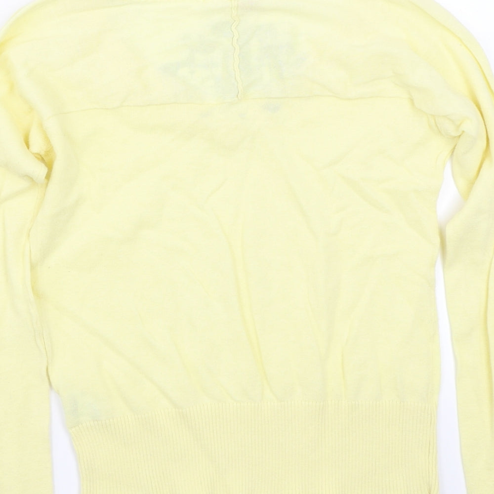 H&M< Womens Yellow   Pullover Jumper Size 36