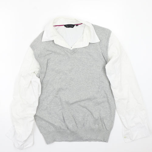 Cutting Edge Womens Grey   Pullover Jumper Size M