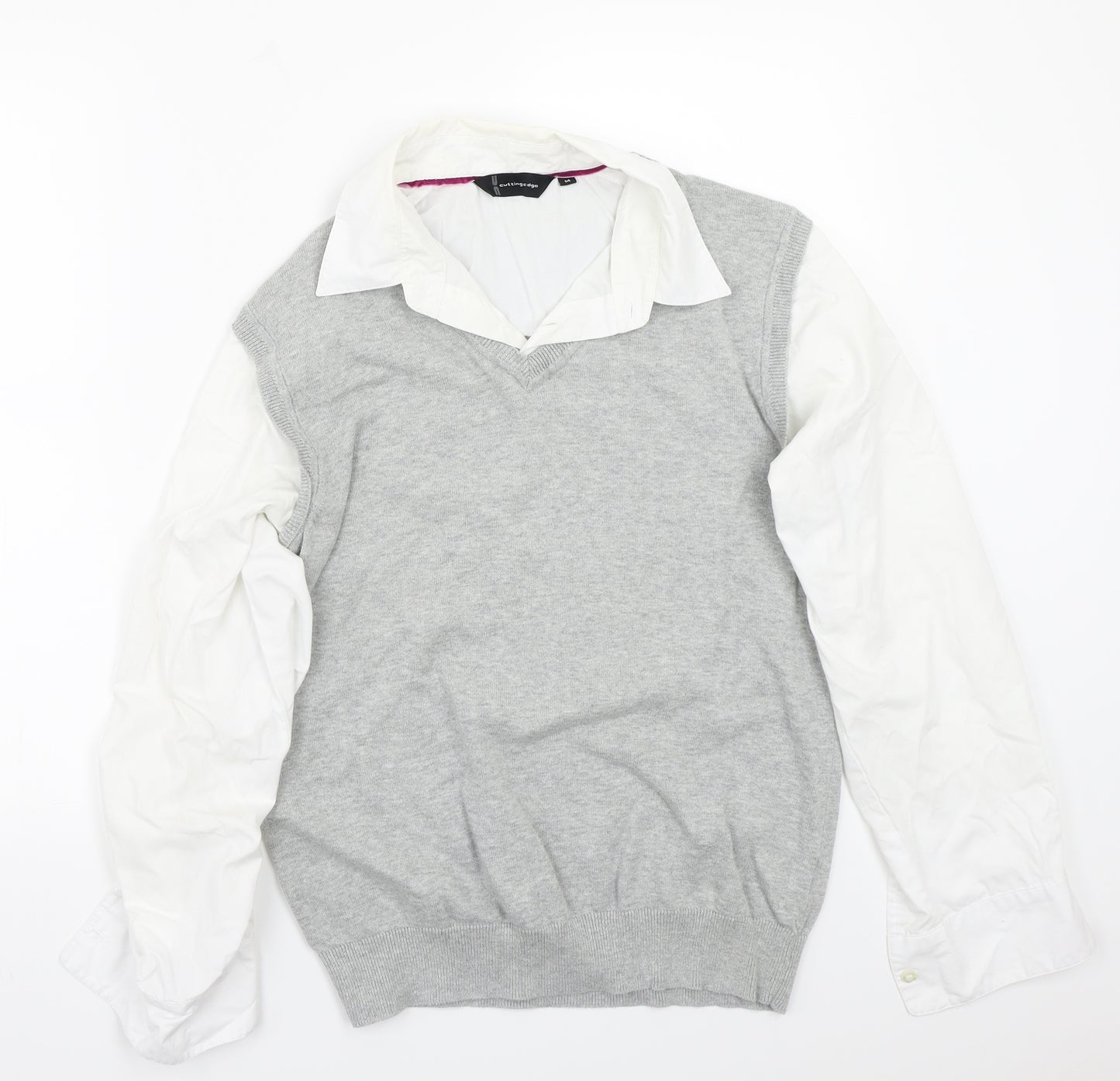 Cutting Edge Womens Grey   Pullover Jumper Size M
