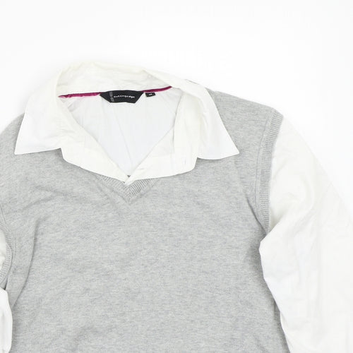 Cutting Edge Womens Grey   Pullover Jumper Size M
