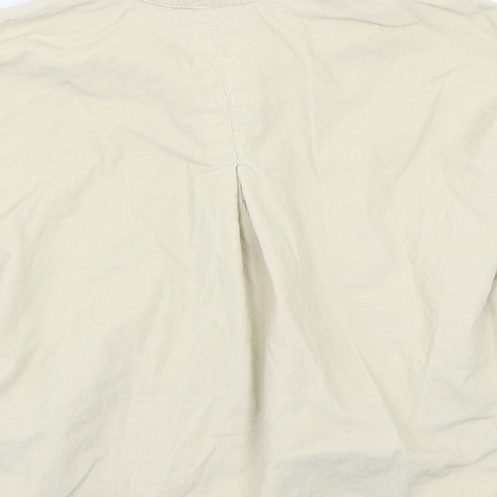 Stradavarius Womens Beige   Basic Button-Up Size S