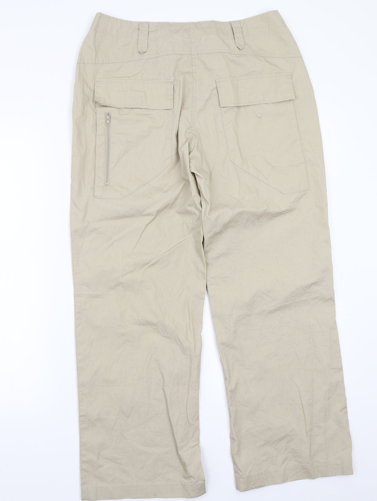 Joie de Vivre Womens Beige   Trousers  Size 14 L25 in