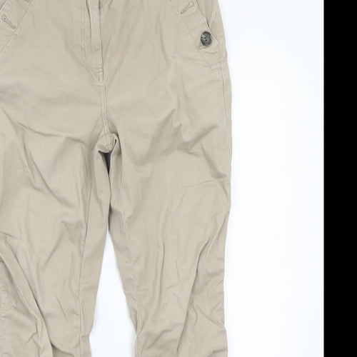 Maine Womens Beige   Trousers  Size 12 L26 in