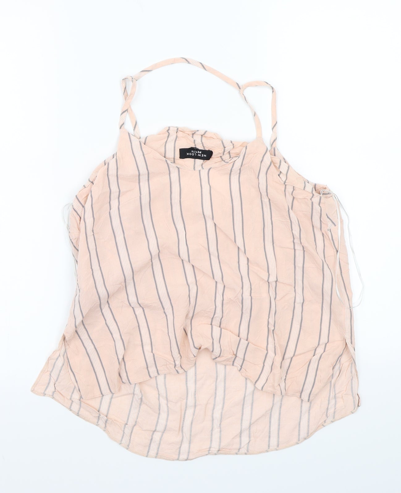 newlook Womens Pink Striped  Basic Blouse Size 10