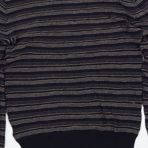 NEXT Womens Blue Striped  Pullover Jumper Size 8