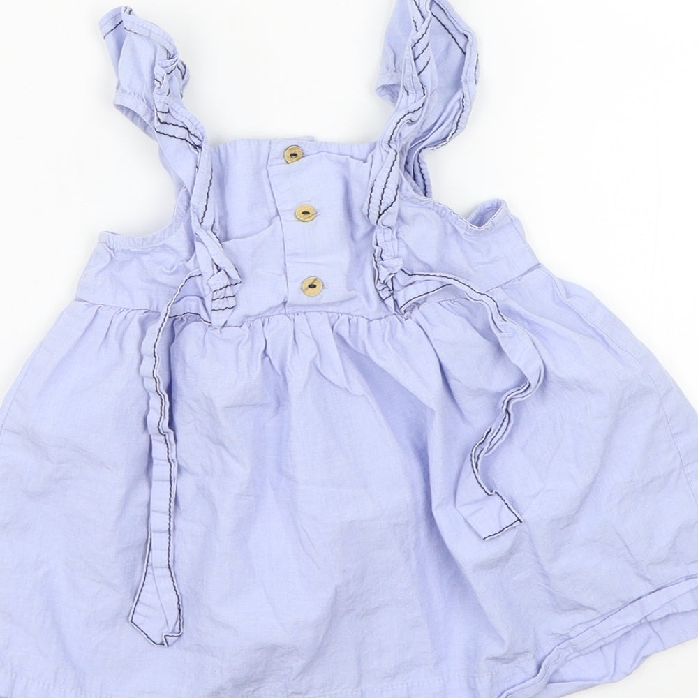 Zara Girls Blue   Basic T-Shirt Size 2 Years