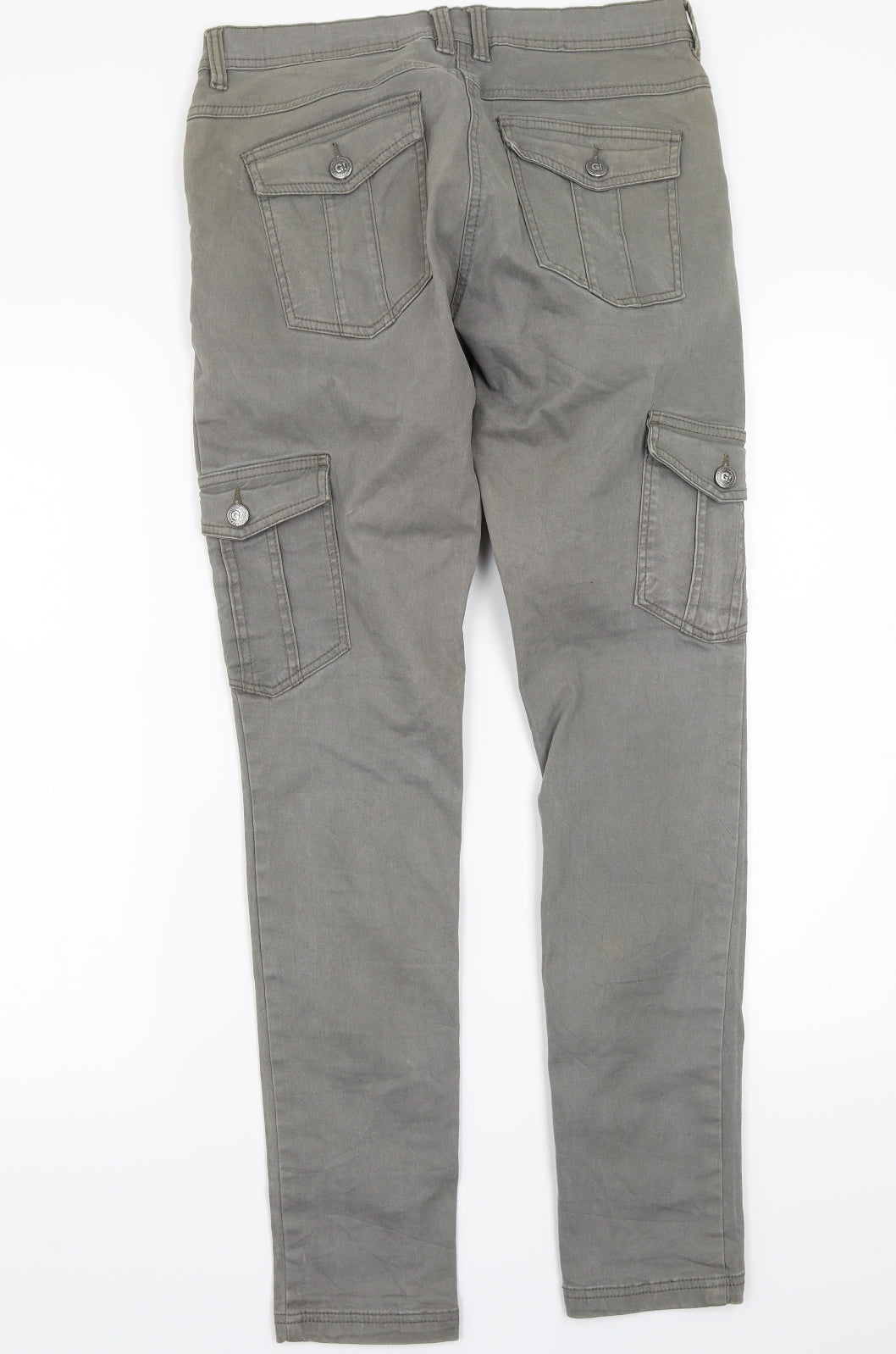 Gina Womens Grey   Straight Jeans Size 42 L30 in