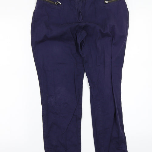 oltre Womens Blue   Straight Jeans Size 10 L26 in